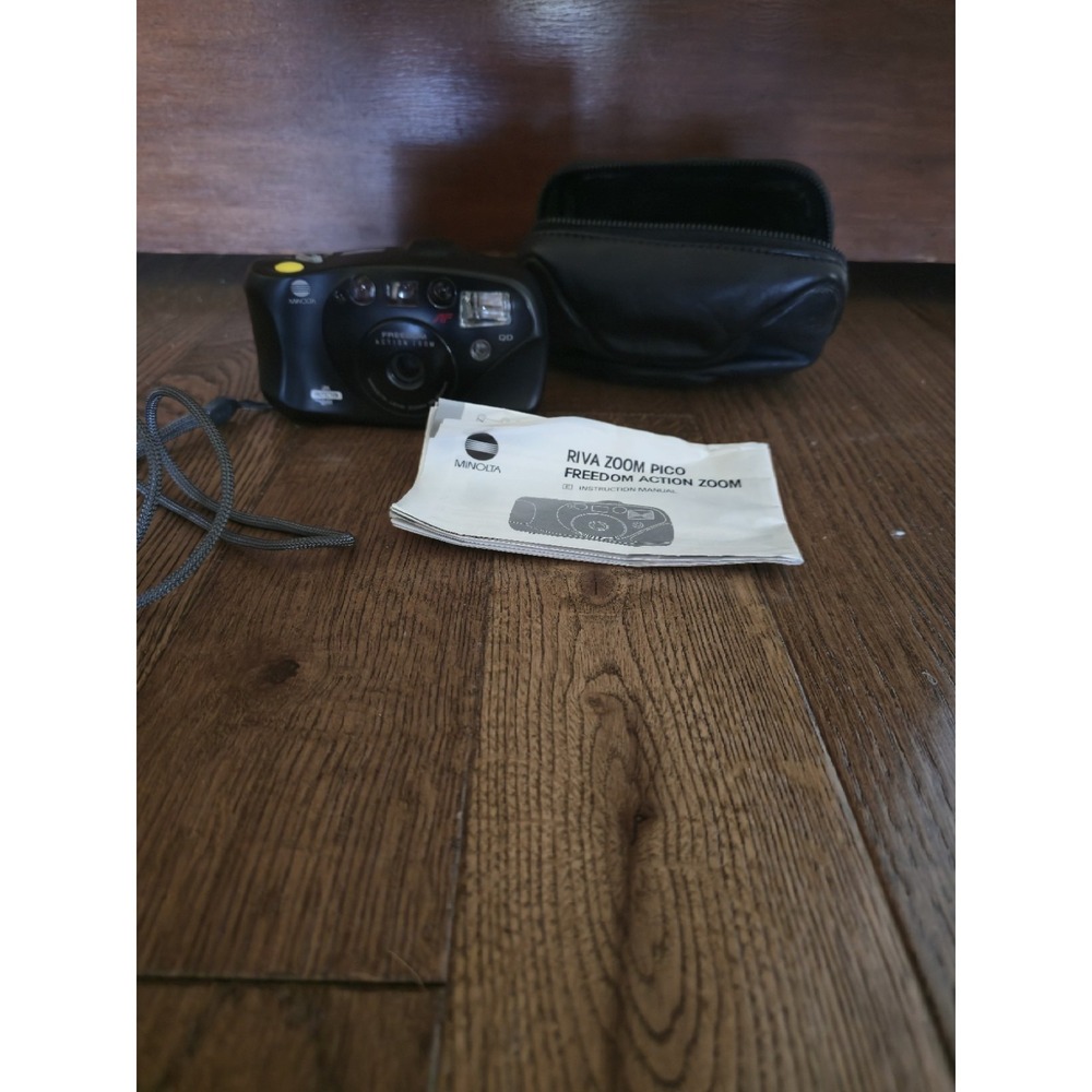 Brand New Minolta Riva Zoom‎ Pico Freedom Action Zoom Film Camera QD